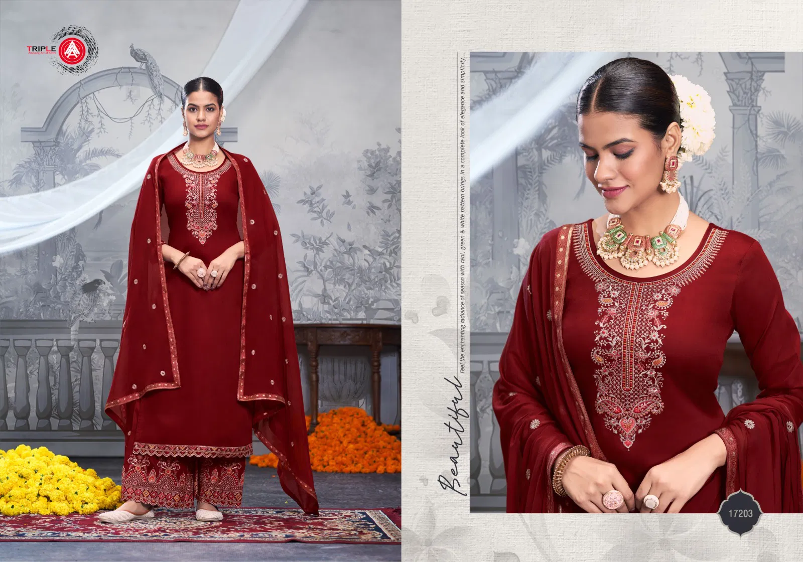 Kesar By Triple Aaa Jam Cotton Designer Salwar Kameez Orders In India